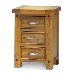 Westminster 3 Drawer Locker Oak